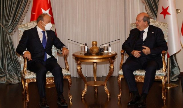 KKTC'de Şimşek, Tatar buluşması