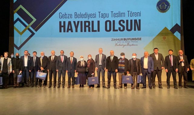 Kocaeli'de 397 hak sahibi tapularına kavuştu