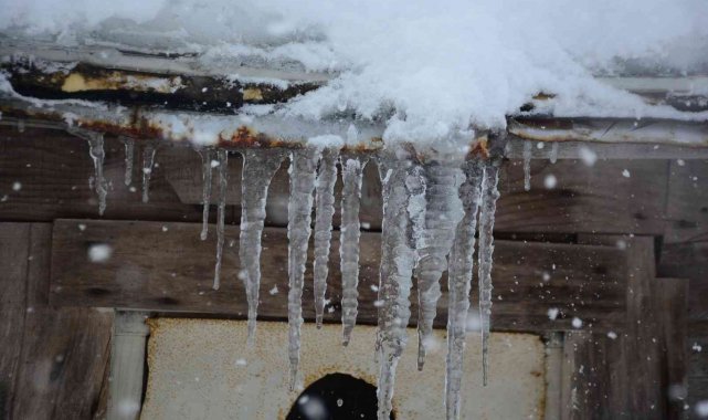 Kocaeli'nin kırsal mahalleleri beyaza büründü