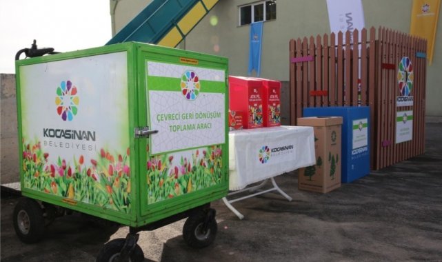 Kocasinan'da 1 yılda geri dönüşümle 90 bin 304 ağaç kurtarıldı