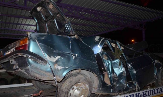 Konya'da otomobil takla attı: 1 ölü, 3 yaralı