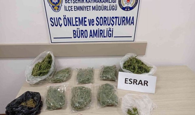 Konya'da polisten uyuşturucuya geçit yok