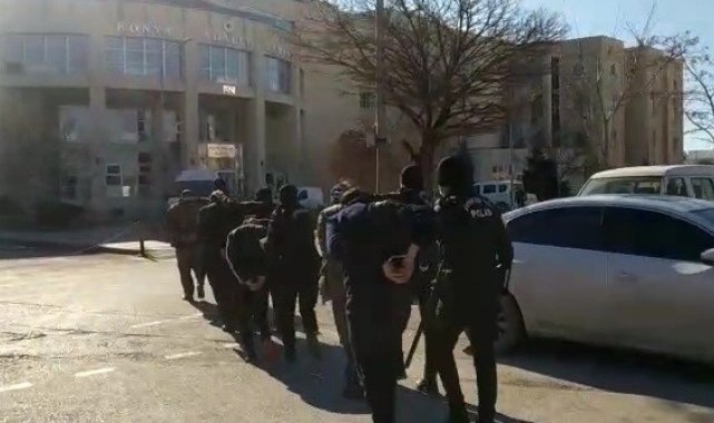 Konya&#039;da uyuşturucu operasyonu: 8 tutuklama