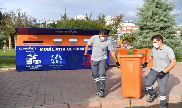 Konyaaltı'nda ayda ortalama 300 ton atık dönüştürülüyor