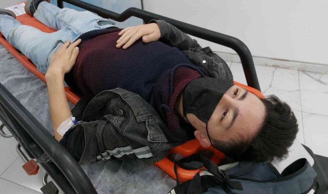 Köpeklerin kovaladığı üniversite öğrencisi duvardan atladı, hastanelik oldu