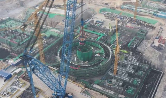 Kor tutucu gövde, Xudabao NGS'nin 3. güç ünitesine kuruldu