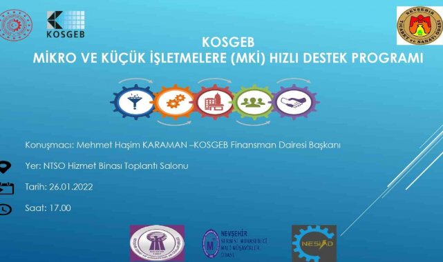 KOSGEB Finansman Dairesi Başkanı Karaman Nevşehir&#039;e gelecek