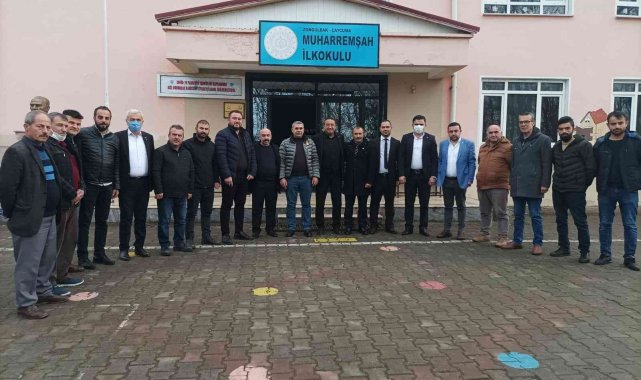 Köy okulu öğrencilerine bot yardımı yapıldı