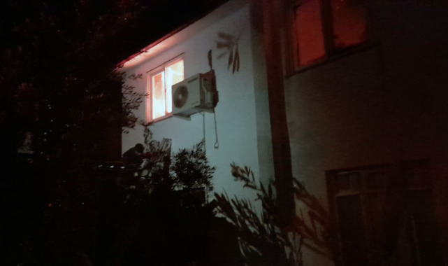 Köyceğiz’de ev yangını