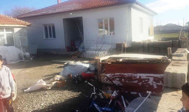 Kulu'da evin bahçesindeki inşaat malzemeleri çalındı