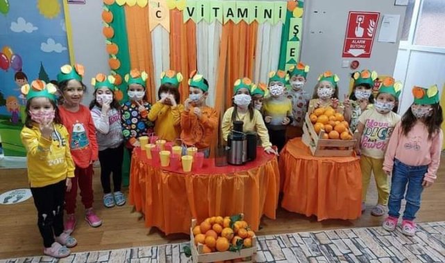 Kumru&#039;da minik öğrenciler için &#039;c vitamini&#039; etkinliği