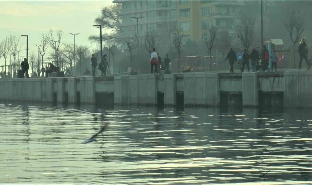 Kurbağalıdere'de tonlarca ağırlıktaki beton plakalar suya düştü