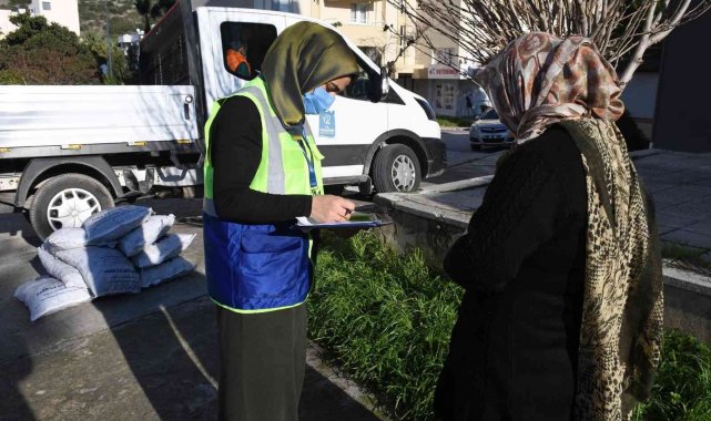 Kuşadası Belediyesi'nin "kara kış desteği" sürüyor