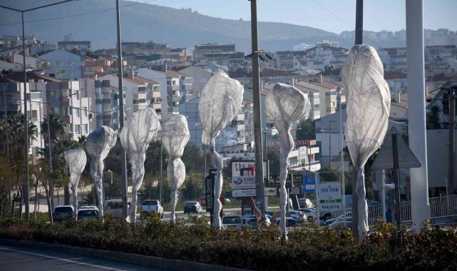 Kuşadası&#039;nda ağaçlara özel koruma
