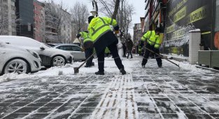 Kütahya'da kar temizleme, küreme ve tuzlama çalışmaları