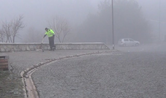 Kütahya&#039;da yoğun sis