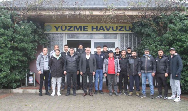 Kuyucak Belediye Başkanı Ertürk, Pamukörenspor ile bir araya geldi