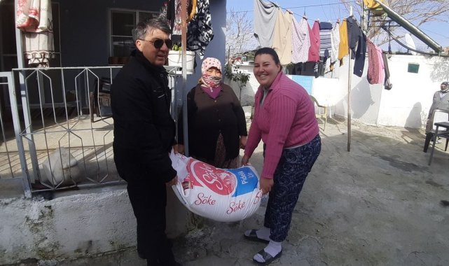 Leyleği ilk gördü, &#039;1 çuval un&#039;u kaptı