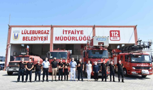 Lüleburgaz İtfaiyesi 2021&#039;de 525 yangına müdahale etti