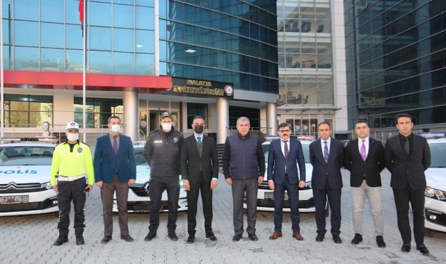 Malatya emniyetine 12 ekip aracı takviyesi