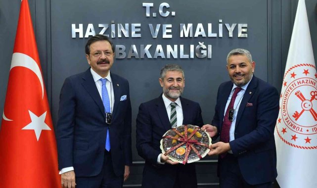 Malatya TSO üyelerinin talepleri Bakan Nebati'ye sunuldu