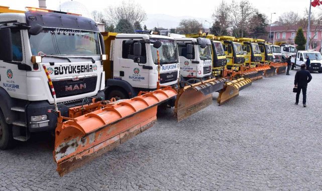 Malatya'da karla mücadele hazırlığı tamam