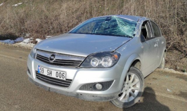 Malkara'da trafik kazası: 2 yaralı