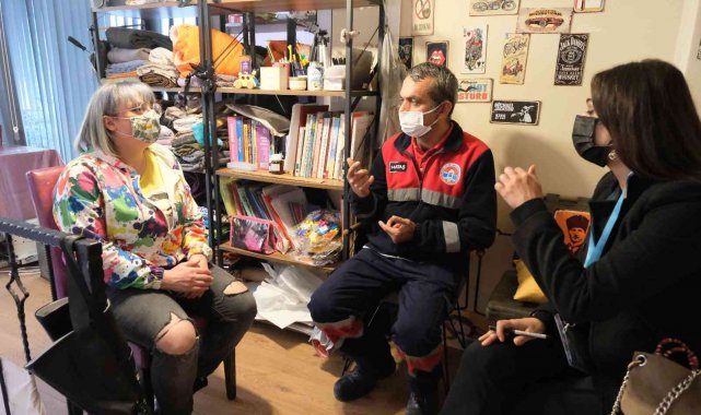 Maltepeli vatandaş, hayatını kurtaran belediye personeliyle buluştu