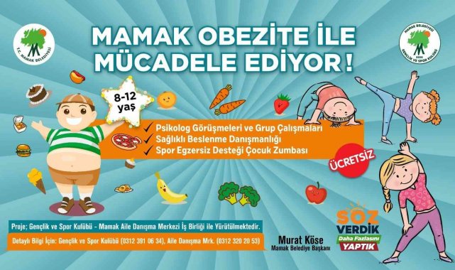 Mamak obezite ile mücadele ediyor