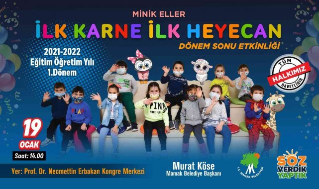 Mamaklı öğrenciler ilk karnelerini alacak