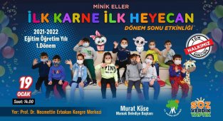 Mamaklı öğrenciler ilk karnelerini alacak