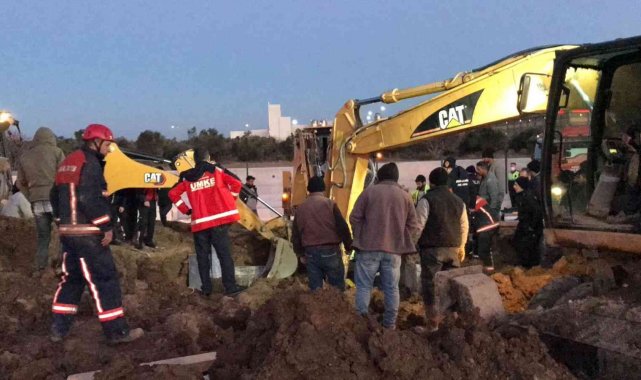 Manisa OSB'de göçük: 1 işçi toprak altında kaldı