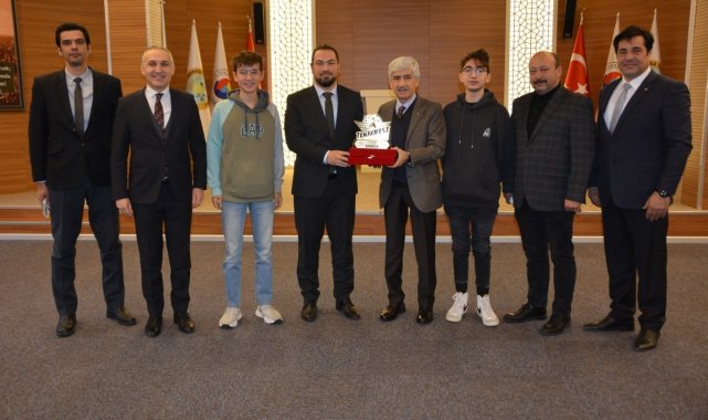 Manisa Ticaret Borsası TEKNOFEST 2021 birincilerini ağırladı