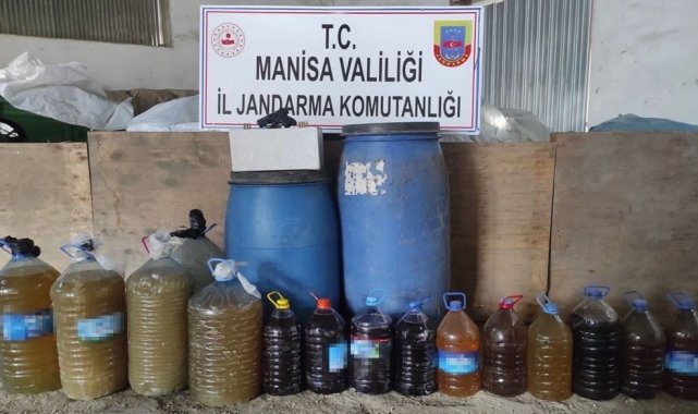 Manisa'da 360 litre el yapımı şarap ele geçirildi