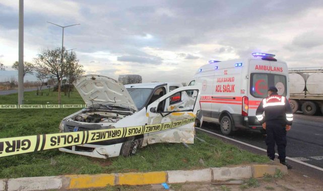 Manisa'da tır ile otomobil çarpıştı: 1 ölü