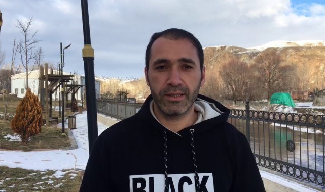 Manuş Baba'ya dondurucu soğukta şınavlı tepki