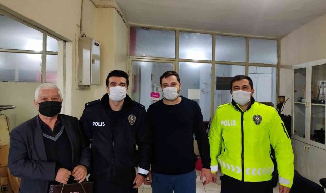 Manyas polisinden gazetecilere ziyaret