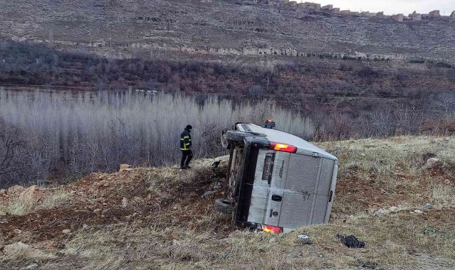 Mardin&#039;de trafik kazası: 1 yaralı
