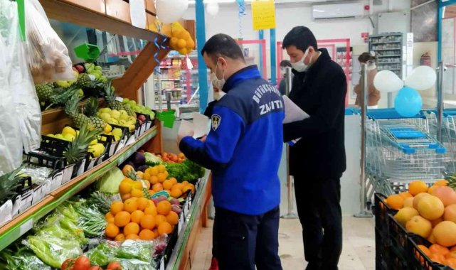 Market fiyatlarına zabıtadan denetim