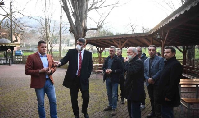 Maşukiye Cami çevresi düzenleniyor