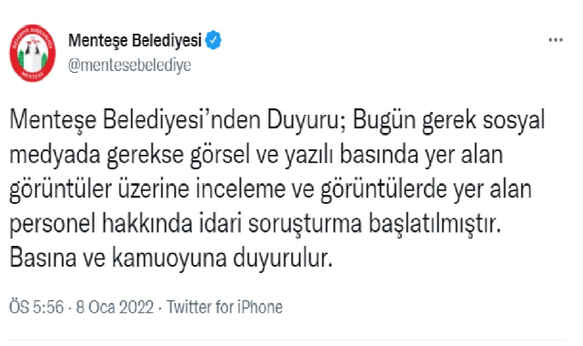 Menteşe Belediyesi&#039;nde 3 görevli, ambulansa “Geberen gebersin” diyerek yol vermedi.