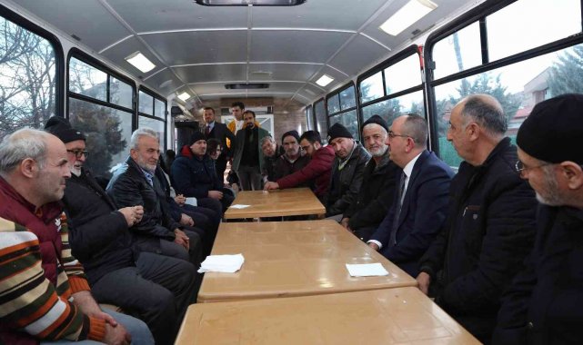 Meram Belediyesi Mobil Taziye Aracı vatandaşların zor günlerinde hizmet veriyor