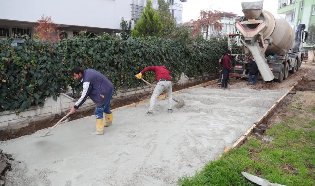 Merkezefendi&#039;de üst yapı çalışmaları devam ediyor