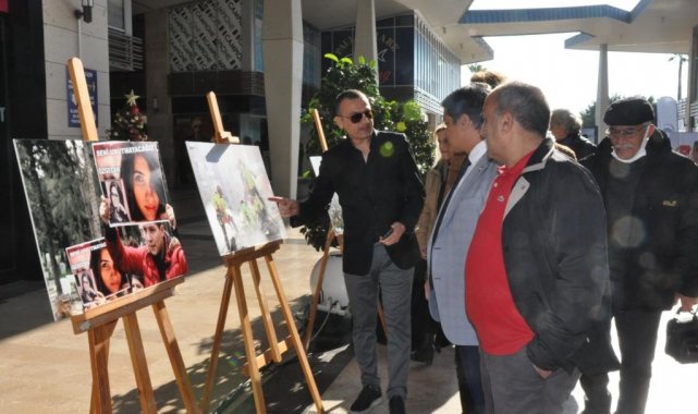 Mersin'de gazetecilerin çektiği fotoğraflar sergilendi