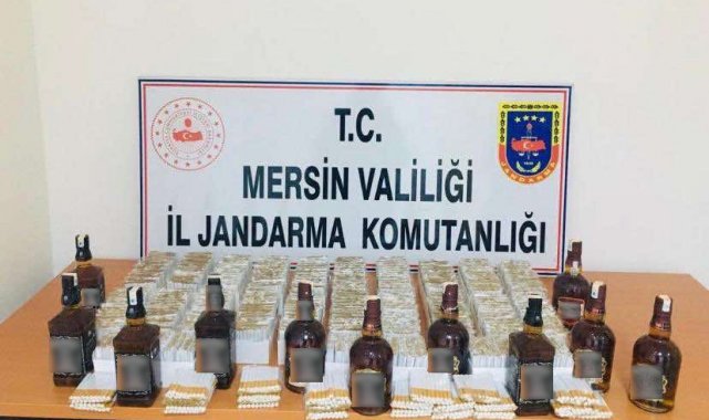 Mersin'de sahte içki ve kaçak sigara operasyonu