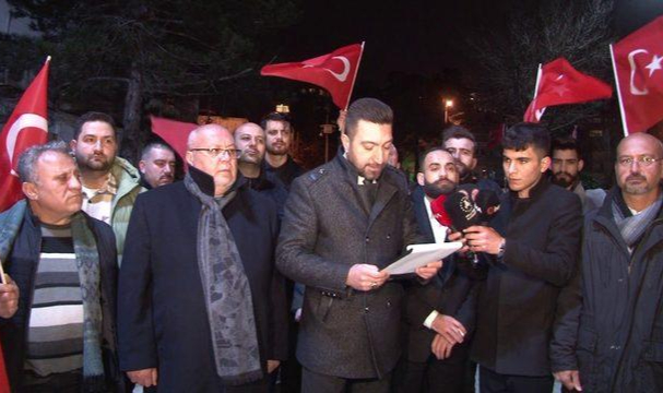 Milli Beka Hareketi üyelerinden protesto eylemi!