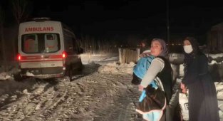 Minik Miran 2 saatlik çalışma sonucu hastaneye yetiştirildi