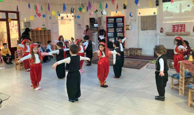 Minik öğrenciler gelenek ve görenekleri yaşayarak öğreniyor