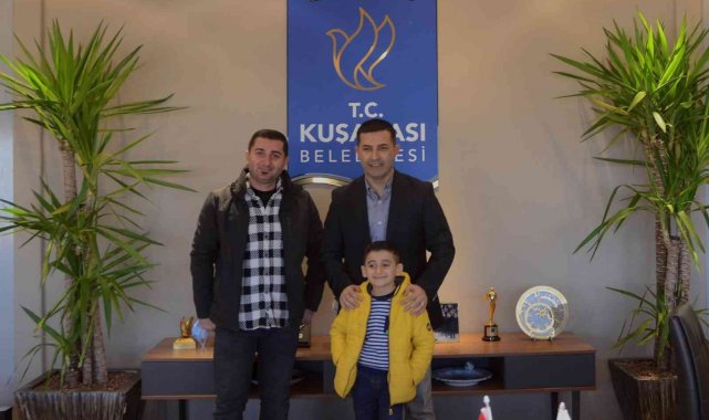 Minik Resul'den, başkan Günel'e teşekkür