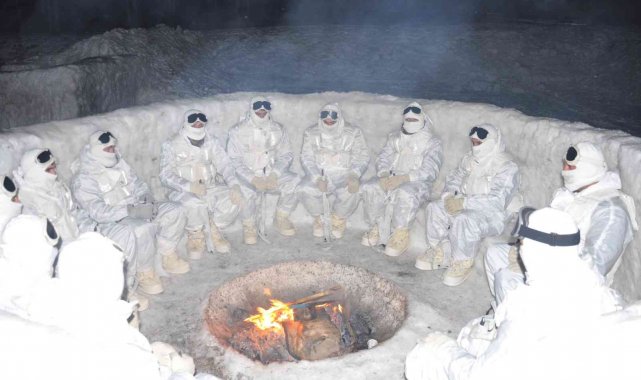 MSB: "Muharebe Eğitim Merkezi Komutanlığımızca 10'uncu Dönem Çığ ve Barınma Kursu başarıyla icra edildi"